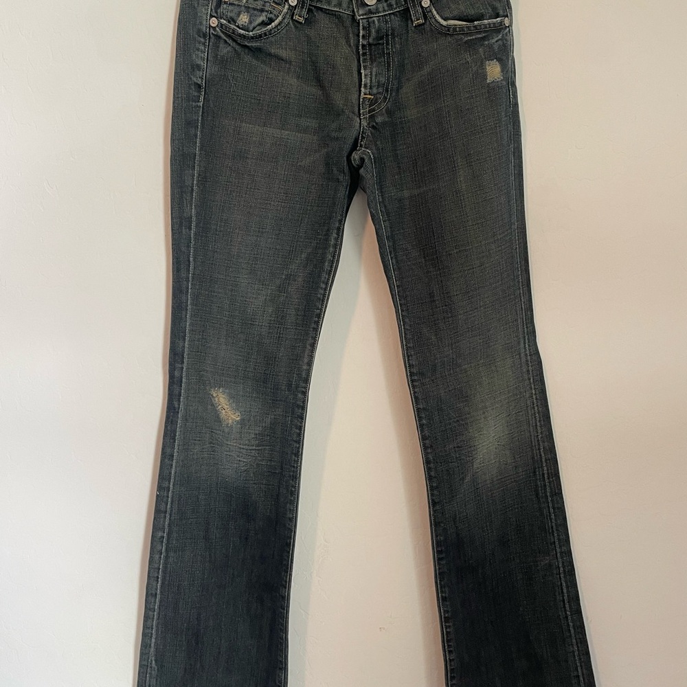 7 FOR ALL MANKIND Slightly Used Dark Wash Jeans